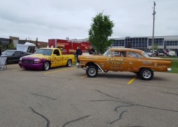 1957 Ford Gasser At Outdoor Display