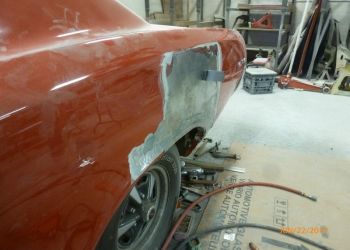 1966 GTO Quarter Damage