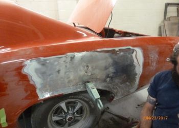 1966 GTO Quarter Damage