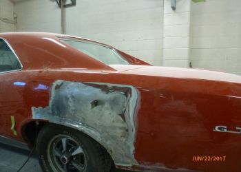 1966 GTO Quarter Damage