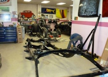 1953 Buick Roadmaster Frame Powder Coated