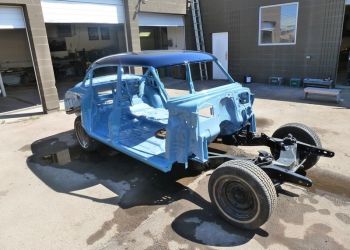 1953 Buick Roadmaster Body Back on Frame