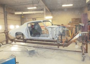 1970 Camaro On the Rotisserie