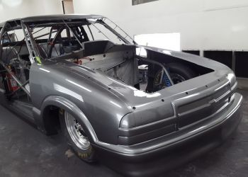 Fresh Paint on Race Truck