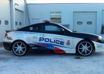 2003 Hyundia Tiburon Police Car