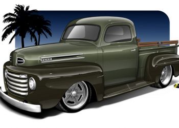 1948 Ford Truck Rendering 