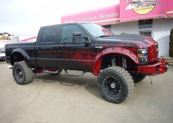 2009 Ford Harley Davidson F350 Series Custom Paint