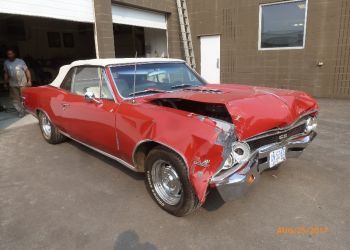 Damaged 1966 Chevelle 