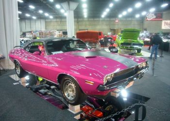 1970 Panther Pink Rare Challenger on Display